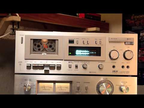 Akai GX-M50 Three Head Cassette Deck plays Grace Jones - The Fashion Show