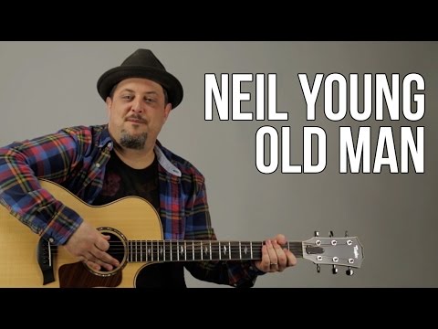 Neil Young - Old Man Guitar Lesson - How to play on guitar - Tutorial