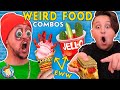 EATING WEIRD FOOD COMBINATIONS What Taste Good Bad FV FAMILY X INSTAGRAM FANS