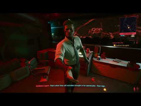 Cyberpunk 2077 - Stealth Mission "I WALK THE LINE" (1 Shot Revolver+No crosshair)