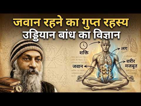 OSHO - Budhapana Rokne Ka Rahasya: Uddiyan Bandh ka Vigyan | 5000 Saal Purani Technique #osho