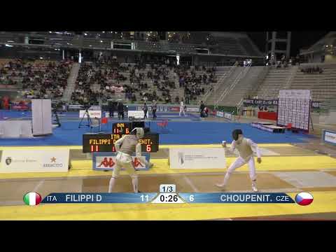 2023 134 T16 04 M F Individual Torino ITA GP YELLOW CHOUPENITCH CZE vs FILIPPI ITA