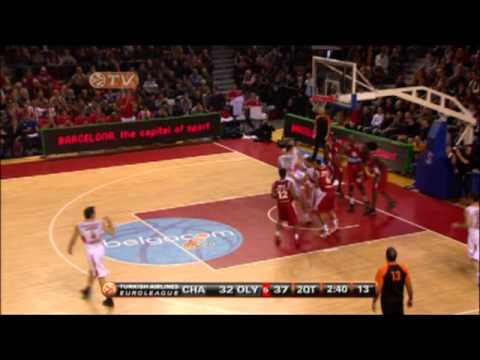 EuroLeague 2010 Week 9 highlights Spirou Charleroi - Olympiacos