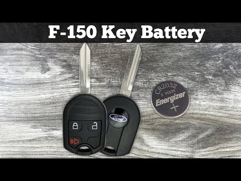 2011 - 2014 Ford F150 Key Fob Battery Replacement - How To Change Replace F-150 Remote Key Batteries