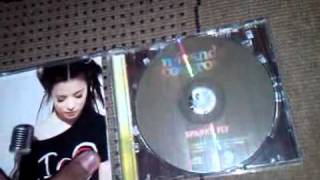 My copy of Miranda Cosgrove&#39;s Sparks Fly CD