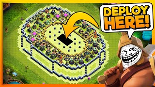 Impossible 3D Troll Base vs Bronze League! - Clash