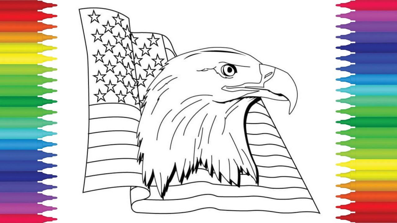 American Eagle Coloring Page