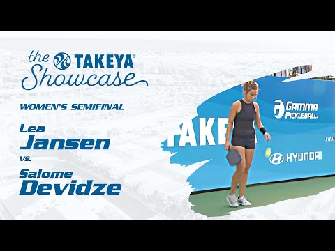 PPA Takeya Showcase - Womens Singles Semifinal - Lea Jansen Vs Salone Devidze