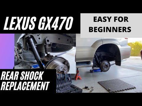 Lexus GX470 Rear Shock Replacement (EASY FOR BEGINNERS)