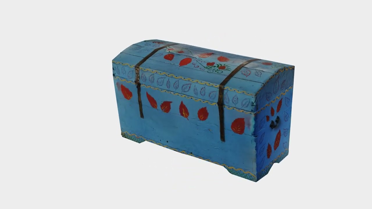 트렁크 민속 예술 3D 모델