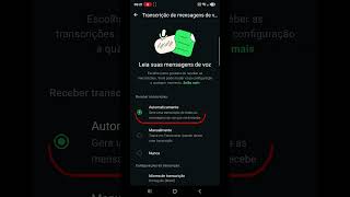 WhatsApp: Como ATIVAR a Transcrição de Áudio #smartphone #aplicativo #whatsapp #transcrição #audio