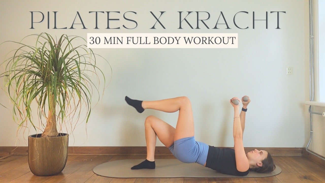 30 MIN Full Body Pilates | Dumbbell Workout - NL