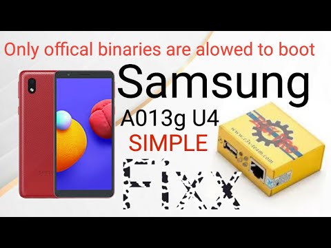 Samsung A1 core sm A013g stuck on boot logo fixed working method
