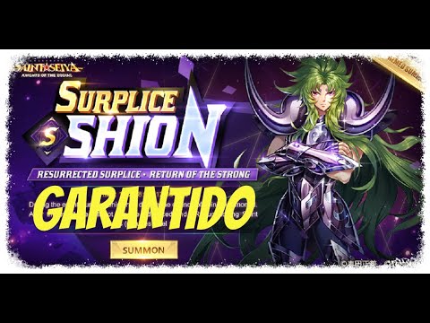 PEGA ESSA DICA! SHION SAPURIS GARANTIDO! SAINT SEIYA AWAKENING