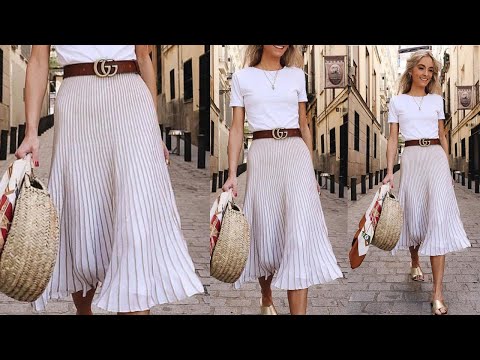 COMBINACIONES DE ROPA DE MODA 2020 CON FALDAS PLISADAS / Fashion Love
