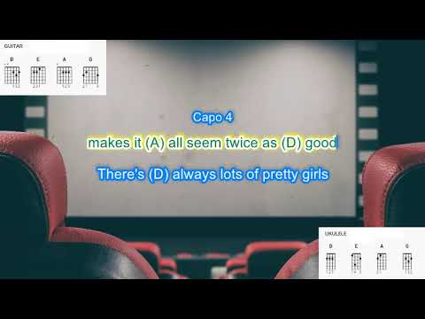 Saturday Night at the Movies by The Drifters play along with scrolling guitar chords and lyrics