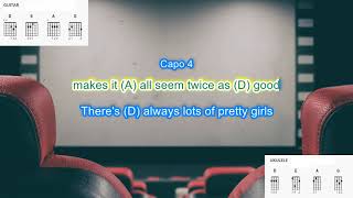 Saturday Night at the Movies by The Drifters play along with scrolling guitar chords and lyrics