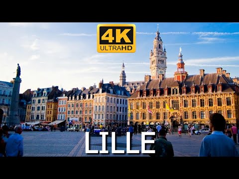 LILLE City Walking Tour {4K} France