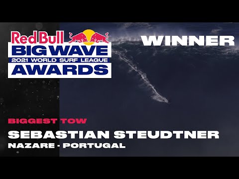 2021 Men's Biggest Tow Winner: Sebastian Steudtner At Nazare, Entry 1