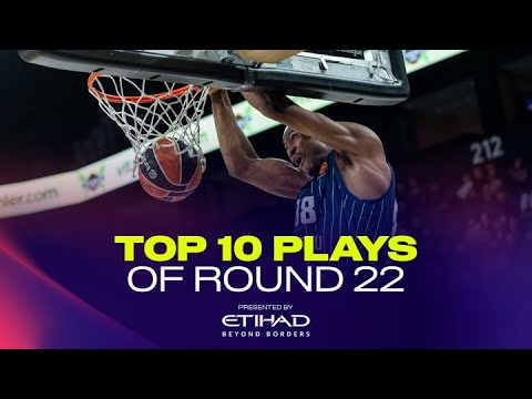 Top 10 Plays | Sensational Passes & Ruthless Finishes | RS ROUND 22 | EuroLeague Basketball 2025-26