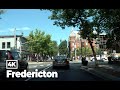 Driving in Fredericton, New Brunswick, Canada 4K (2022 Summer)