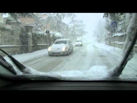 ONDA TG 31.12.2014 - GOTI SU PIANO NEVE A SULMONA