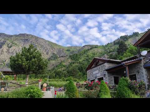 Gramos mountain eastern face from Plikati, Greece 4K