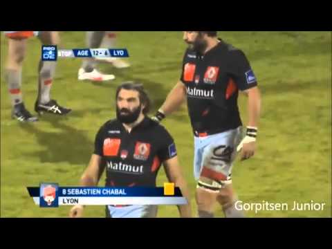 Chabal knockout punch
