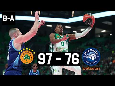 Panathinaikos - Mykonos 97-76 | Full Highlights | GBL Round 26 | 25.04.2026