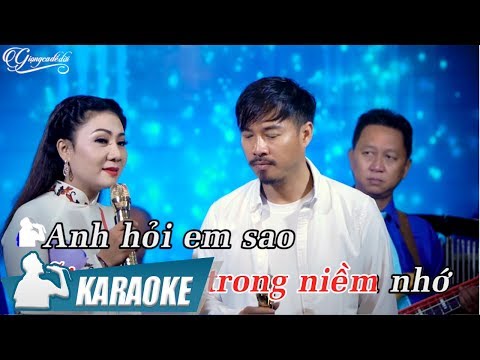 Hỏi Anh Hỏi Em Karaoke Song Ca - Quang Lập & Thúy Hà