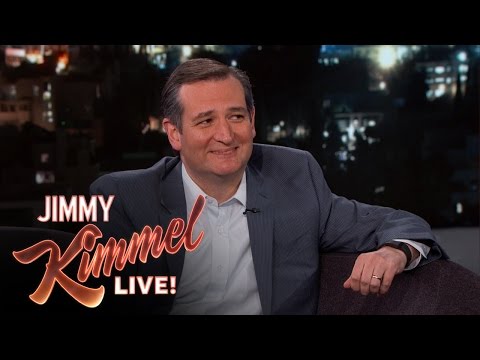 Jimmy Kimmel Asks Senator Ted Cruz Random Questions