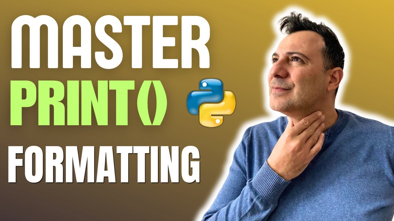 3.9 Print Formatting Methods in Python | Python Course for Beginners
