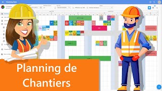 Planning de Chantier avec SodeaSoft Planning Web