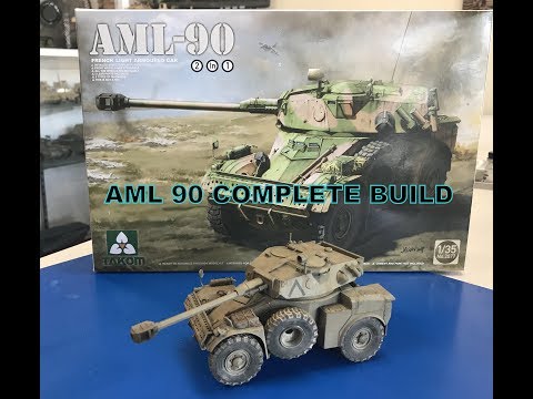 Building the Takom 1/35 AML 90 Israeli Armored car step by step