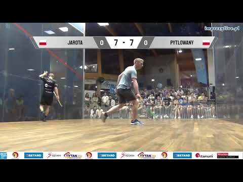 Filip Jarota - Jakub Pytlowany BETARD Indywidualne Mistrzostwa Polski w Squasha 2023 - półfinał