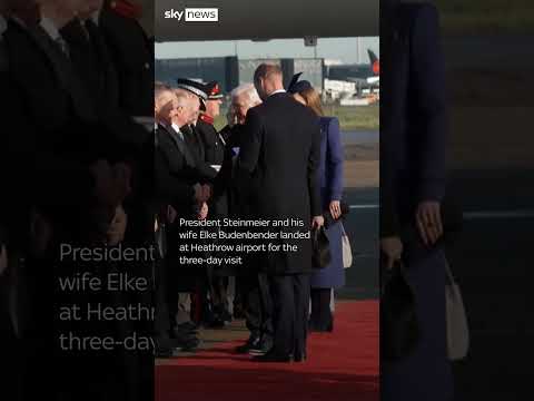 German President arrives in UK for state visit