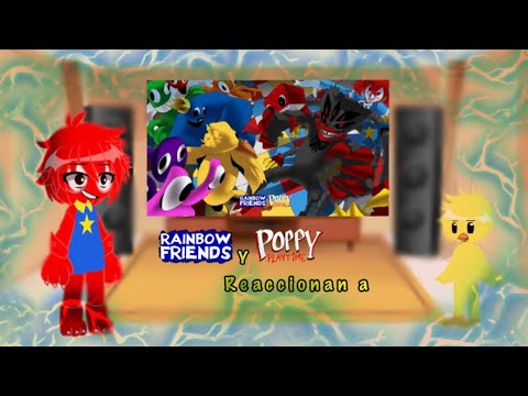 Rainbow Friends y Poppy Playtime reaccionan a Rainbow Friends vs Poppy Playtime Parte (Part) 15