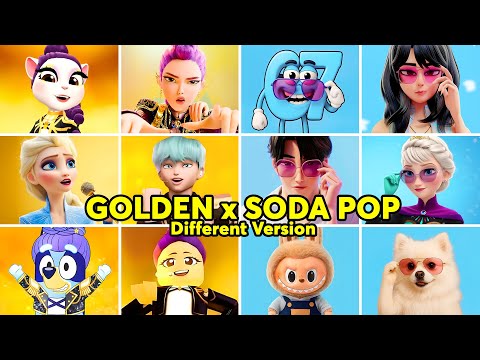 Song 'GOLDEN' x 'SODA POP' Through Different Versions ~ Guess The Song KPOP DEMON HUNTERS #2