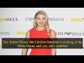 Yes Former Disney Star Caroline Sunshine Is Working In The White House And Yes She S Qualified