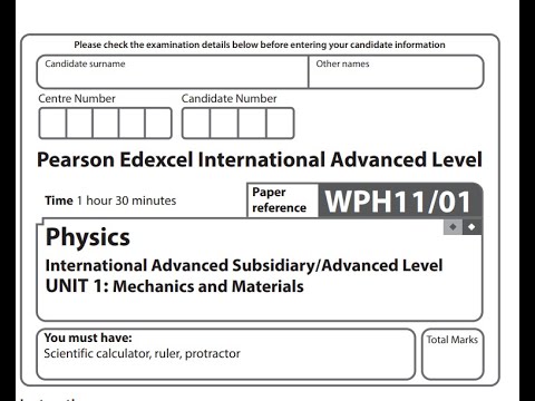 MAY JUNE 2022 IAL UNIT 1 SEC A