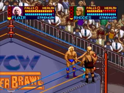WCW Superbrawl Wrestling Super Nintendo