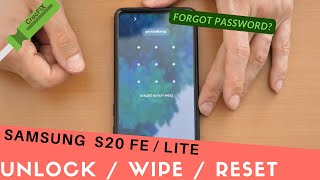 Samsung S20 FE / Lite forgot your Password? Locked - how to hard reset factory tutorial by Crocfix