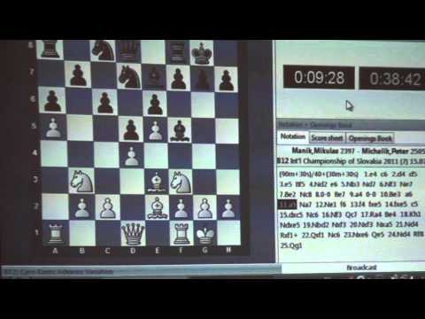 7.5. GM Mikuláš Maník - GM Peter Michalík 0 - 1
