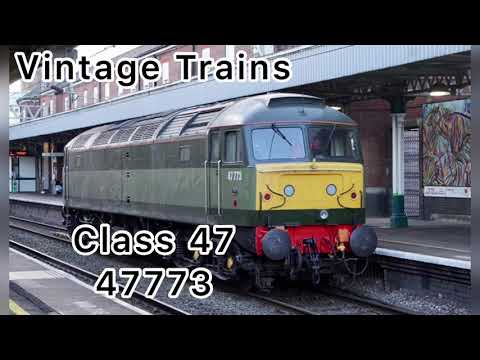 Vintage Trains Class 47 47773 departing Nuneaton Railway Station to Tyseley Steam Trust