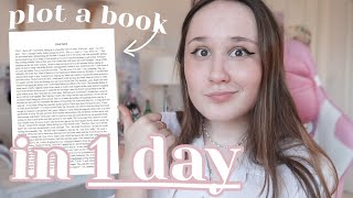 HOW I PLOTTED A BOOK IN 1 DAY // *detailed* plotting process and secret novel tips!