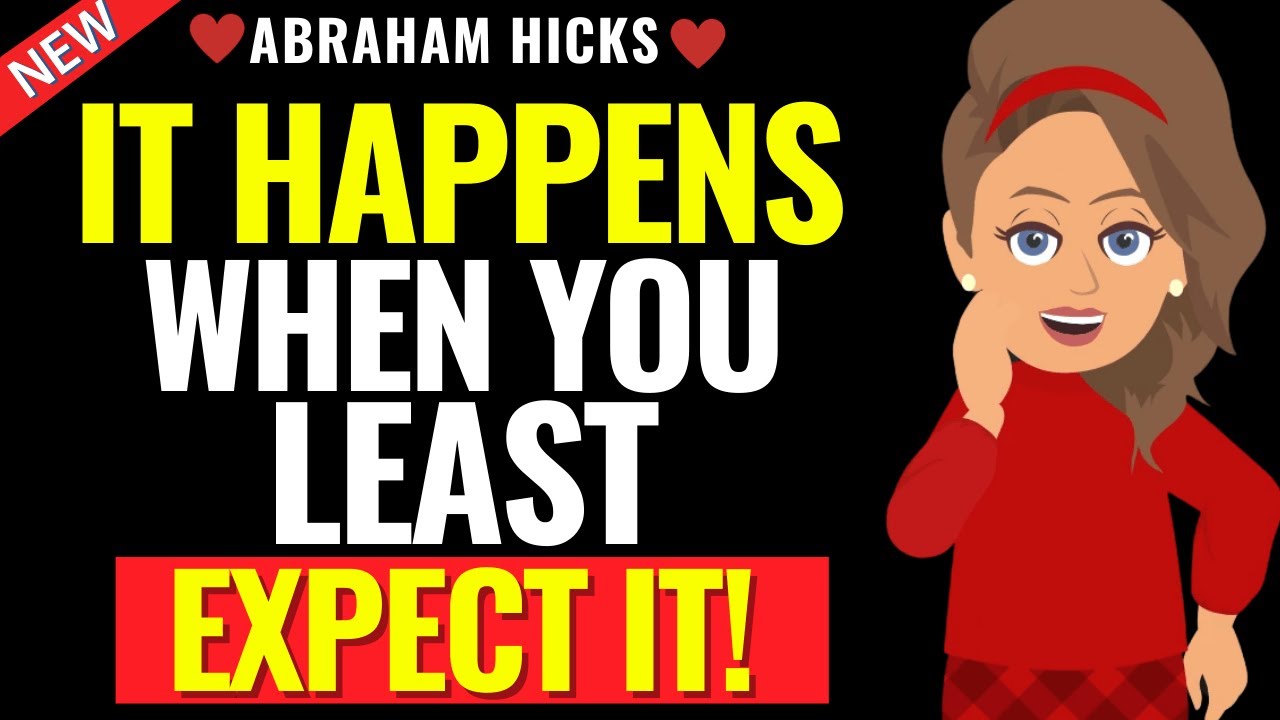 Magic Happens when you Least Expect it🌈 It Comes out of Nowhere✨ Abraham Hicks New 2025