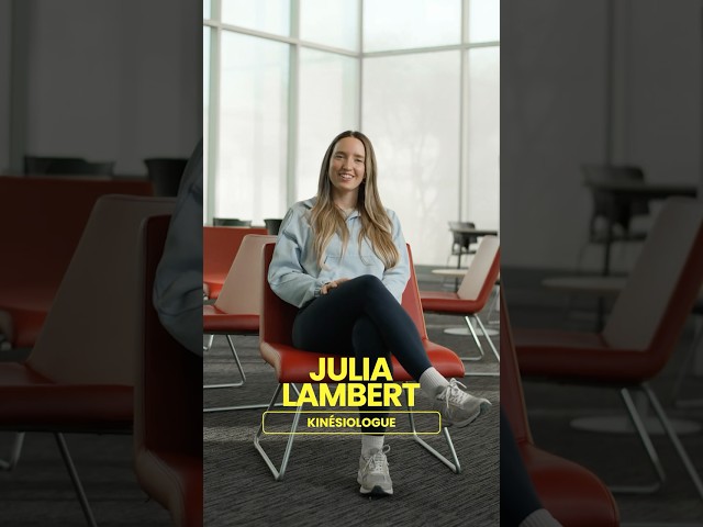 Julia Lambert, kinésiologue et diplômée de l&rsquo;UQAM