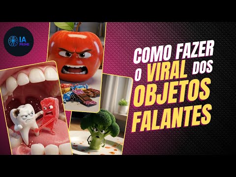 🤣 COMO FAZER O VIRAL DOS OBJETOS FALANTES COM IA!