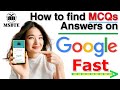 How to find answer on Google Fast MCQs Answers on Google MSBTE Exam Cheating