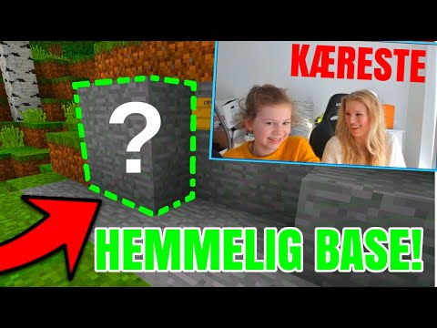 MIN KÆRESTE BYGGER HEMMELIG BASE! - Dansk Minecraft